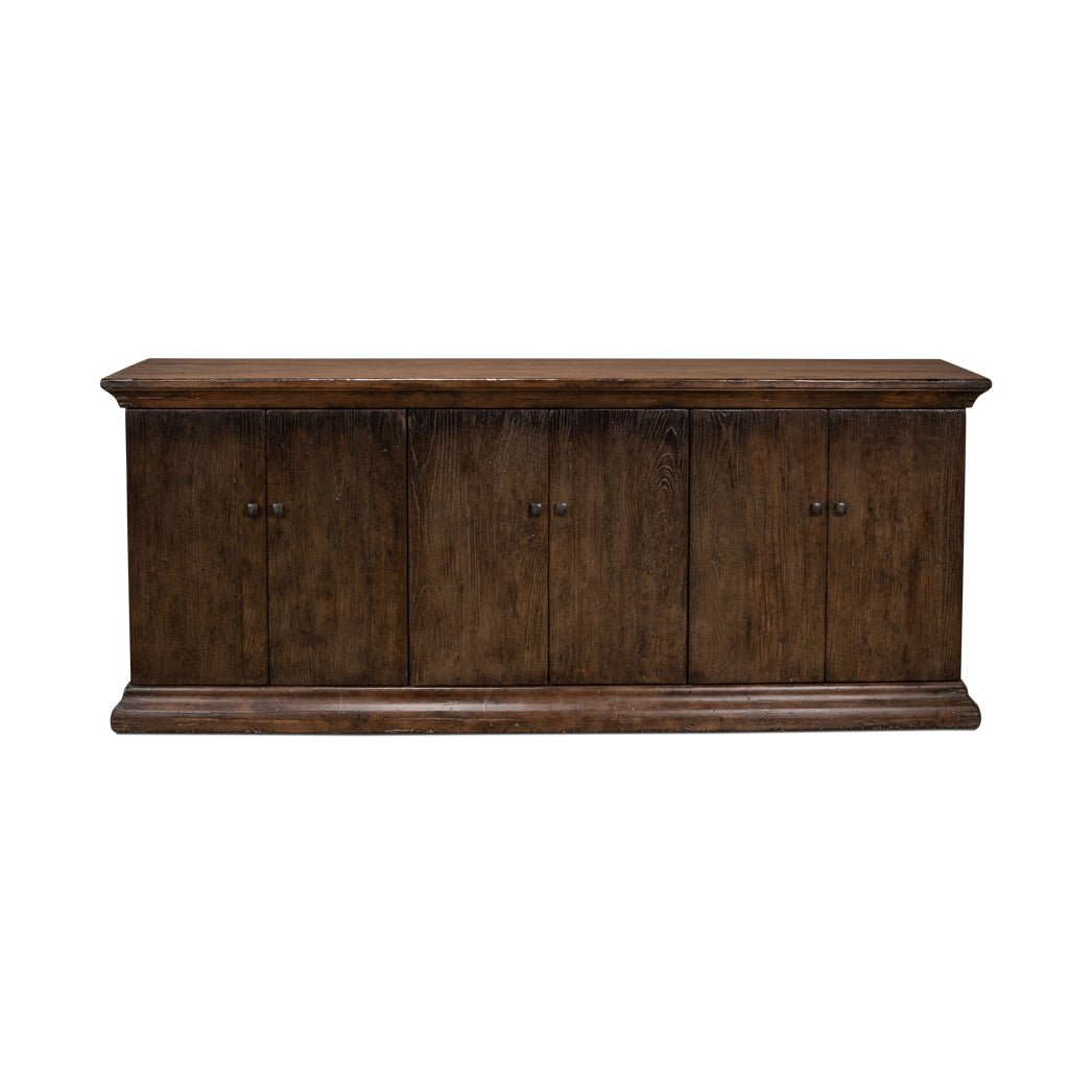 Toasted Brown Provincial Sideboard - English Georgian America