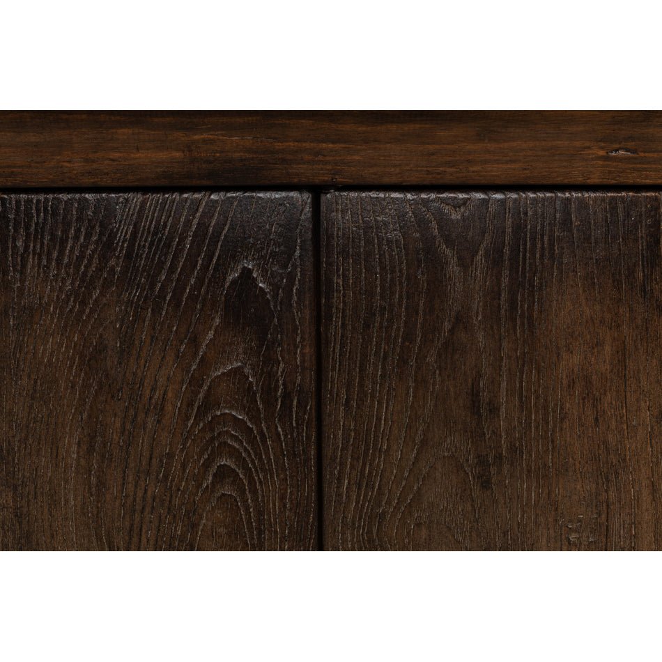 Toasted Brown Provincial Sideboard - English Georgian America