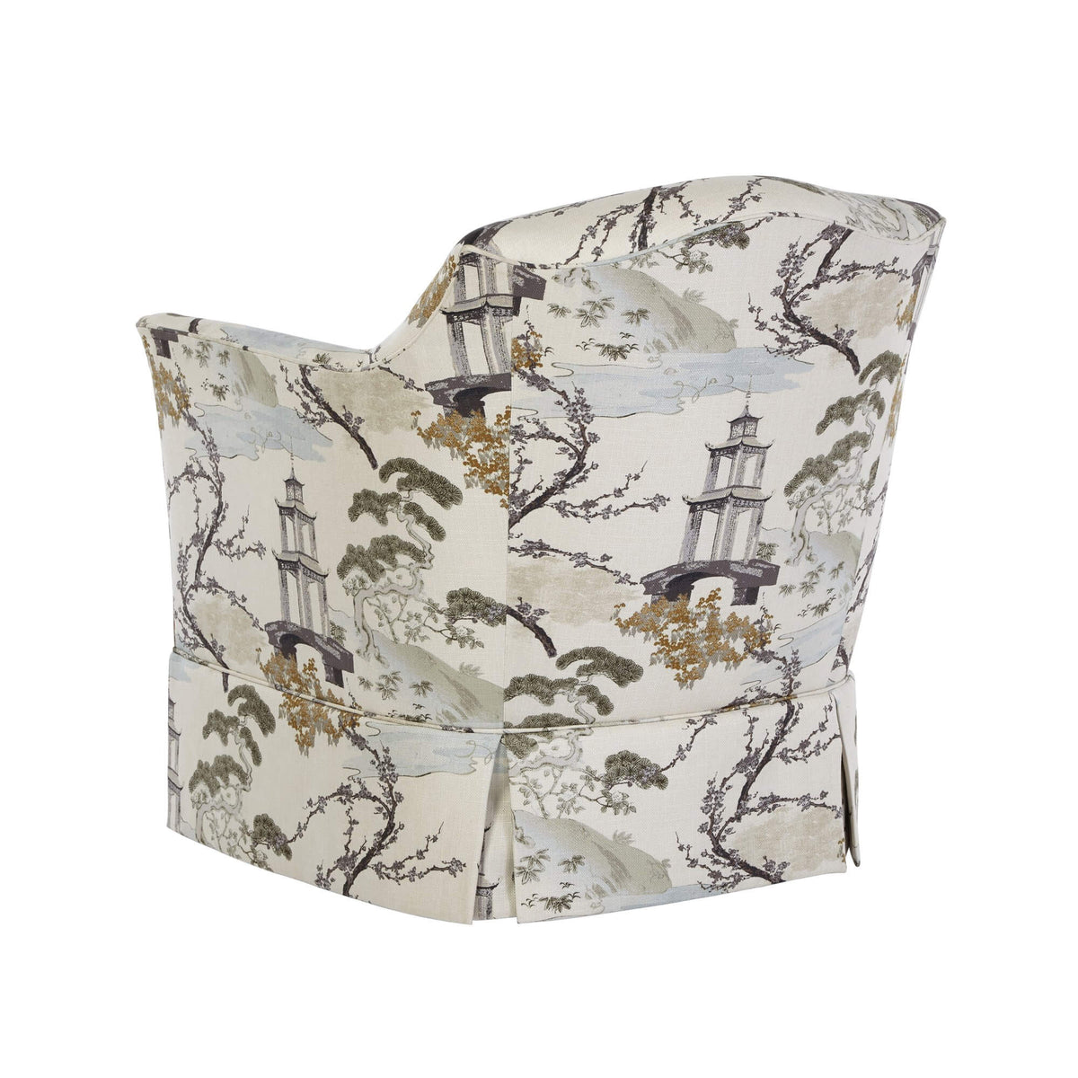 Traditional Arch Back Armchair - English Georgian America