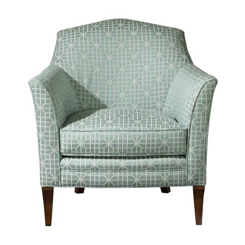 Traditional Arch Back Armchair - English Georgian America