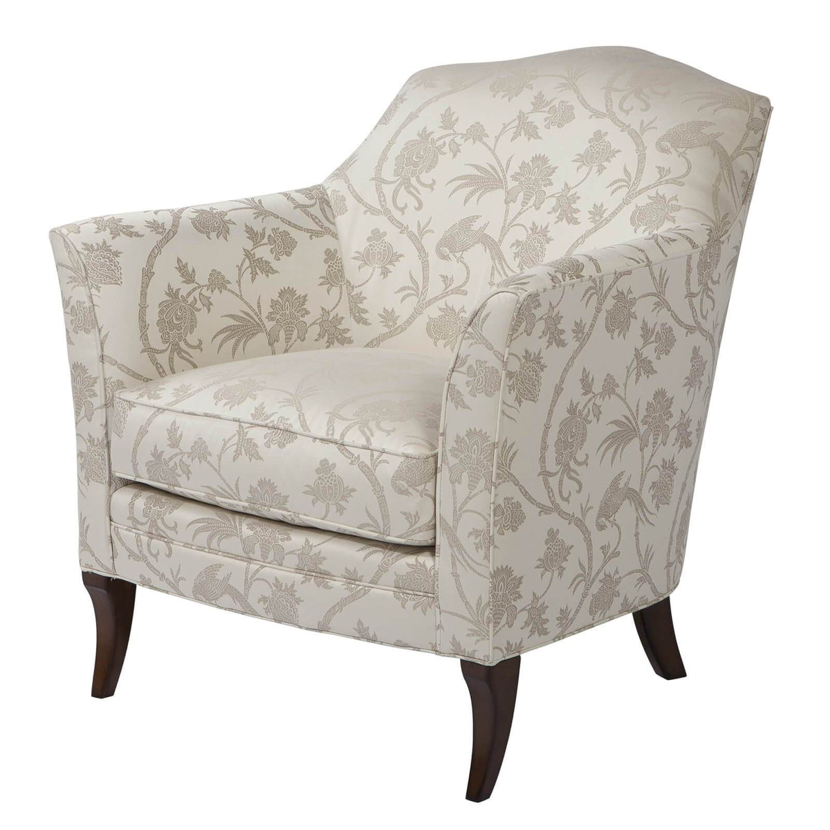 Traditional Arch Back Armchair - English Georgian America