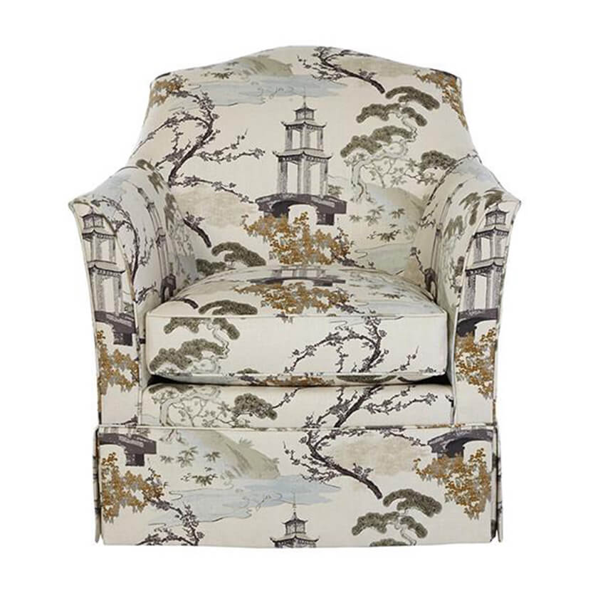 Traditional Arch Back Armchair - English Georgian America