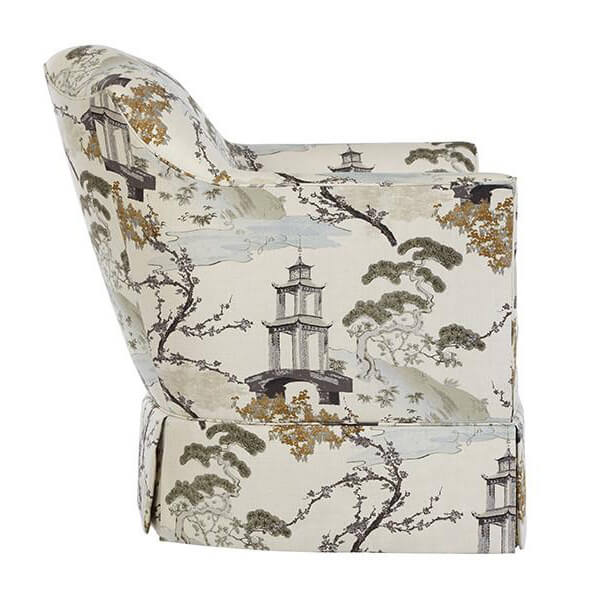 Traditional Arch Back Armchair - English Georgian America