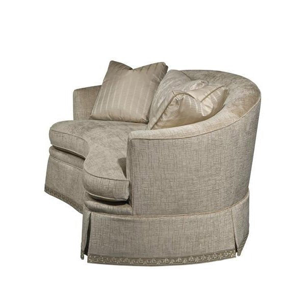 Traditional Curved Back Sofa - English Georgian America