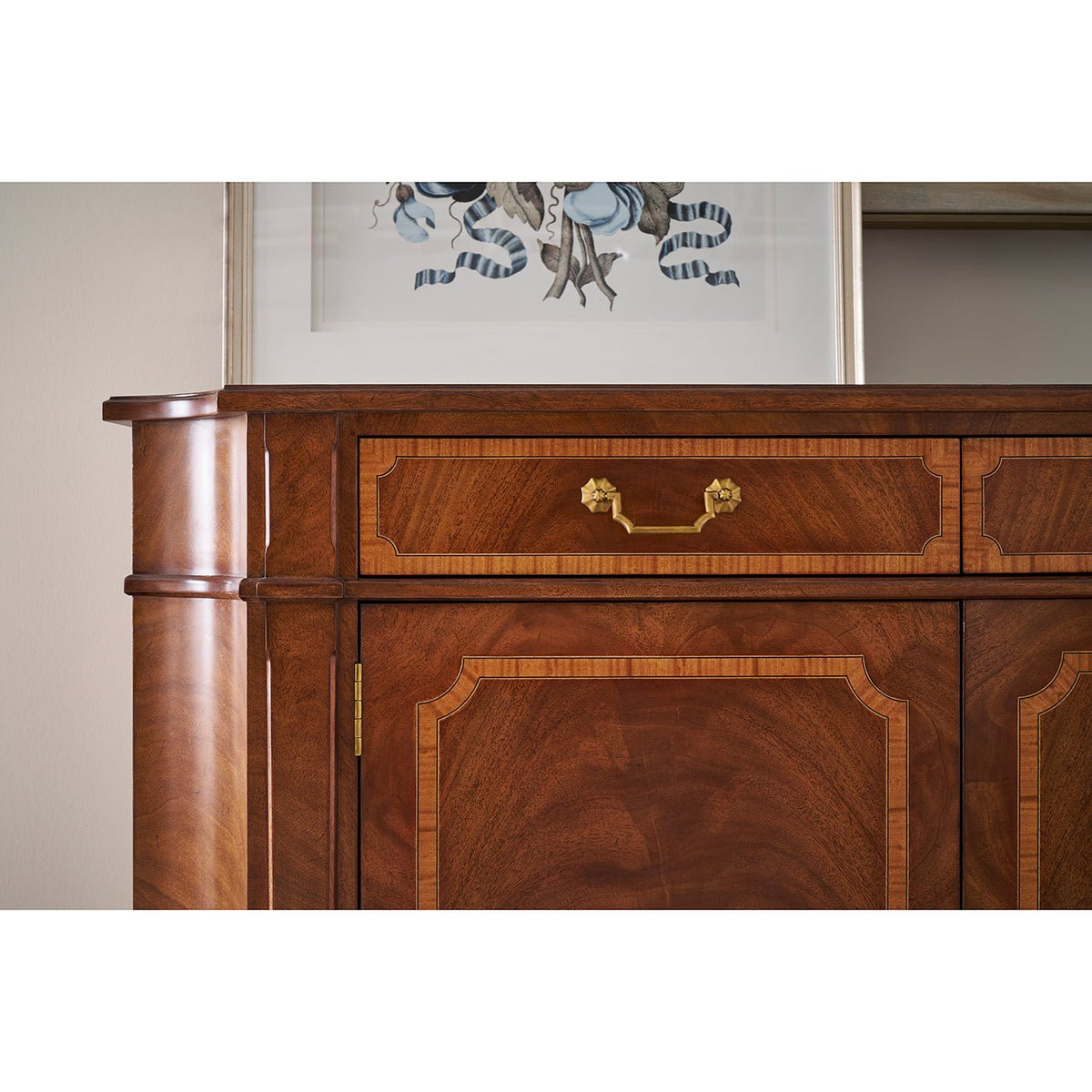 Traditional English Small Sideboard - English Georgian America