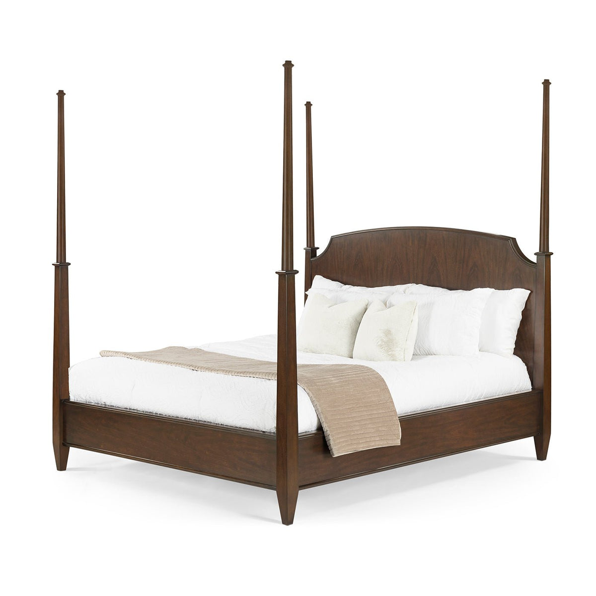 Traditional King Poster Bed - English Georgian America