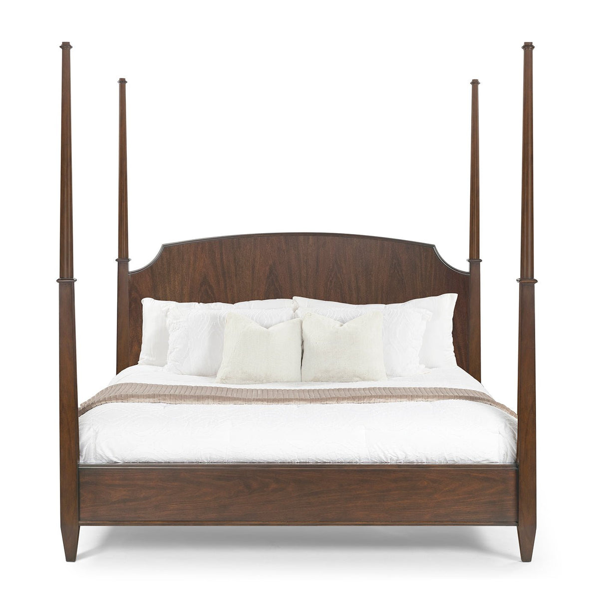 Traditional King Poster Bed - English Georgian America