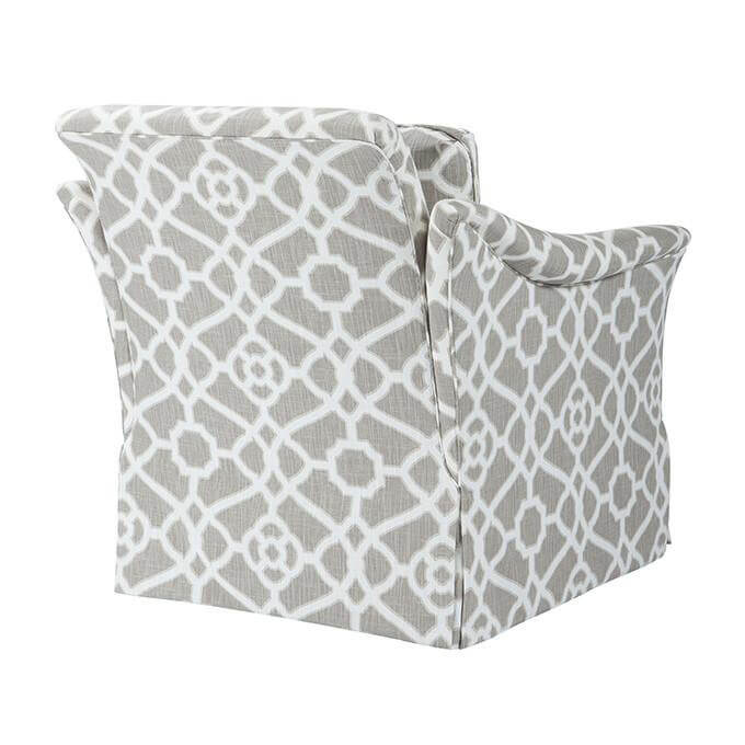 Traditional Upholstered Armchair - English Georgian America