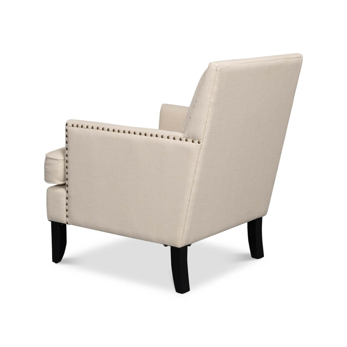 Transitional Upholstered Armchair - English Georgian America