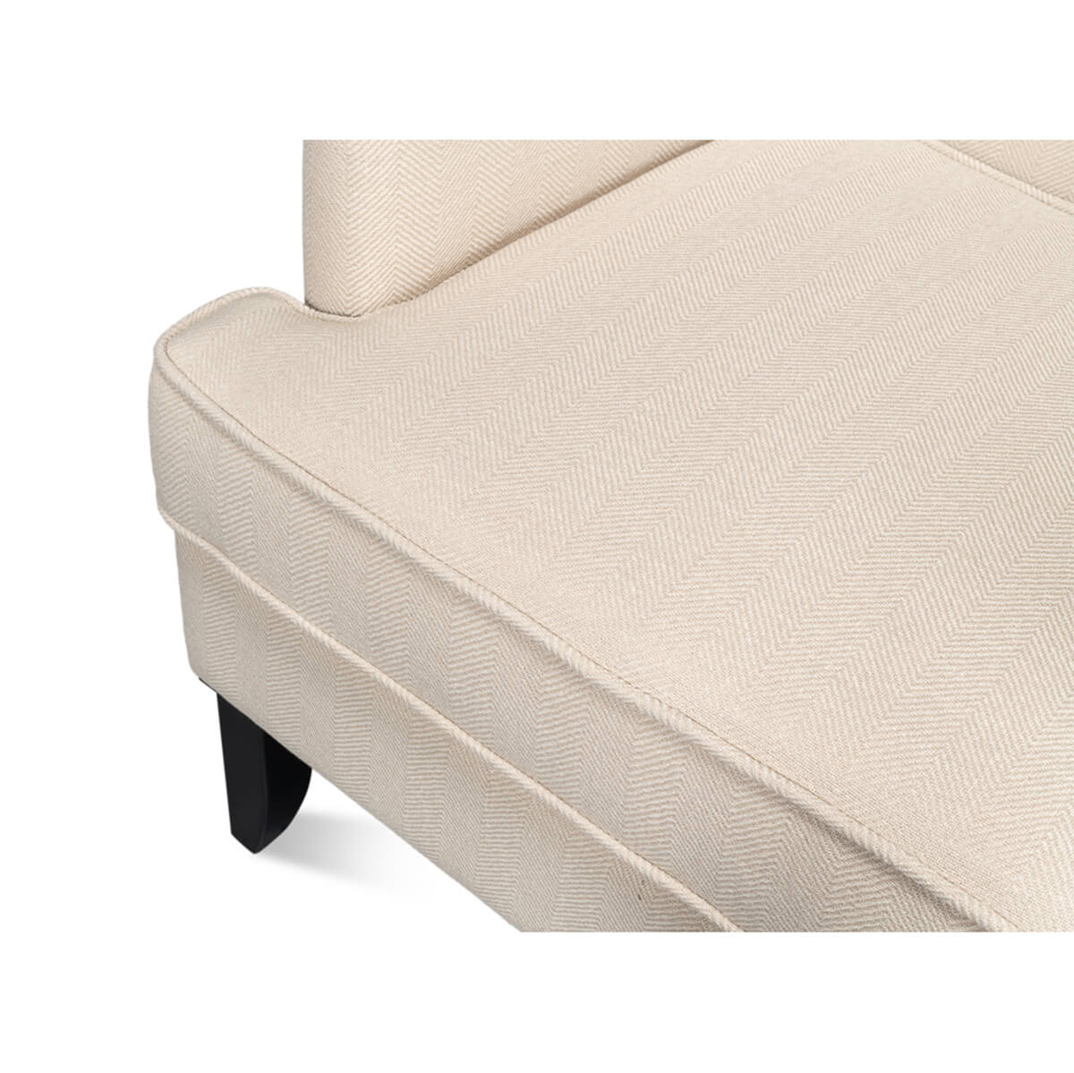 Transitional Upholstered Armchair - English Georgian America