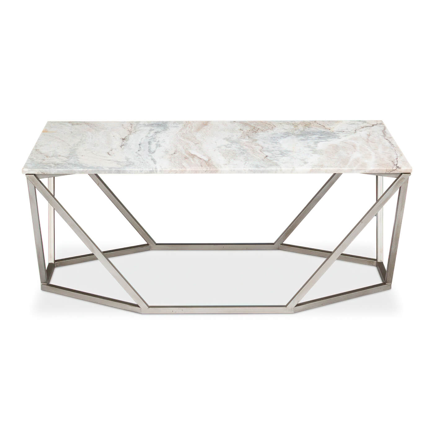 Trapezoid Modern Coffee Table - English Georgian America