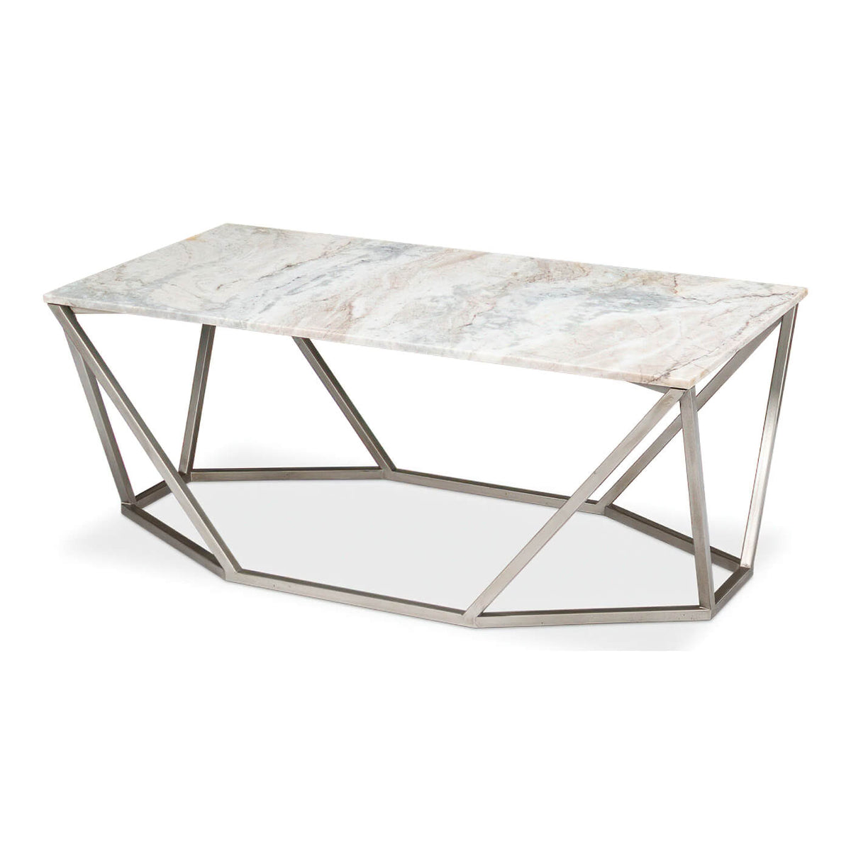 Trapezoid Modern Coffee Table - English Georgian America