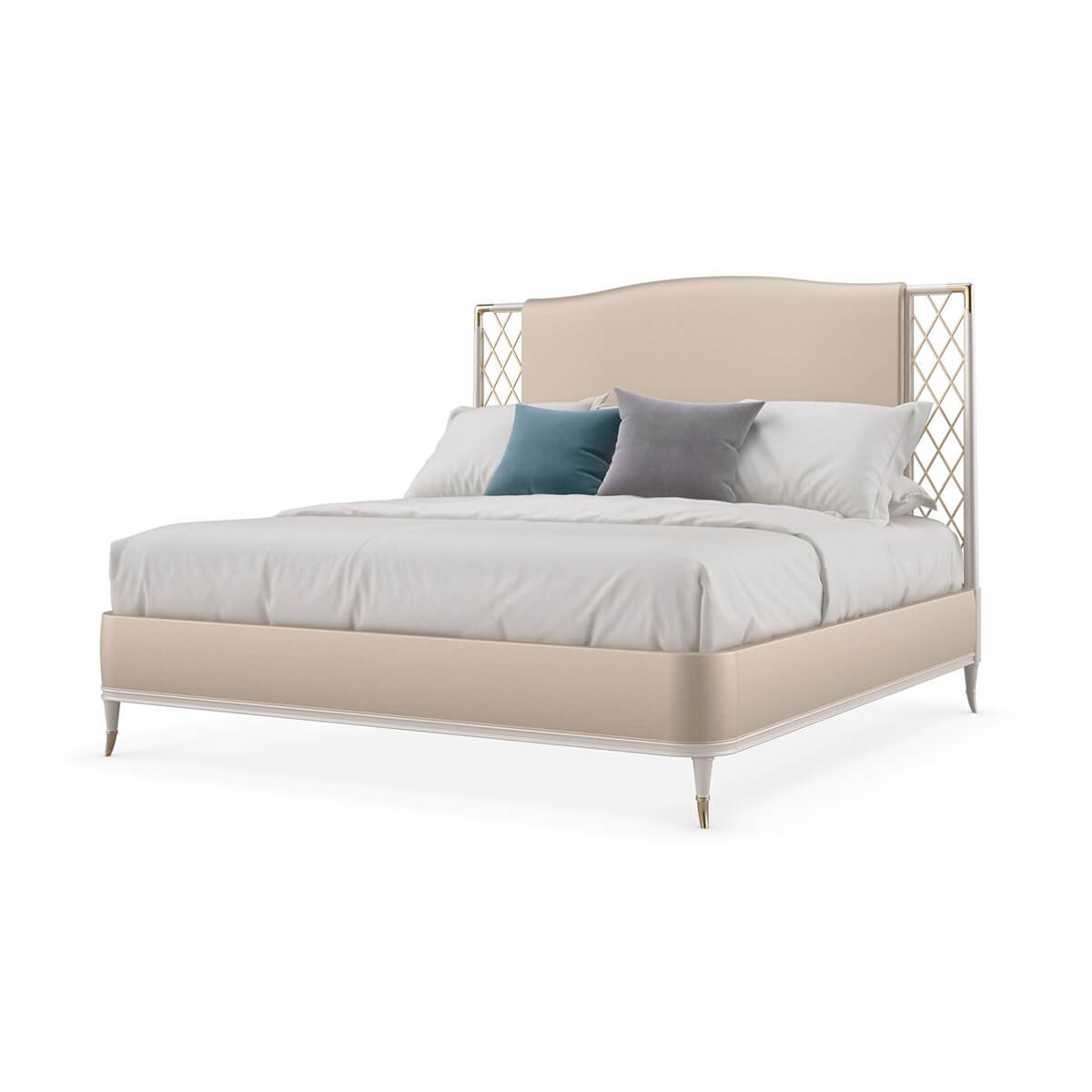 Trellis Modern King Bed - English Georgian America
