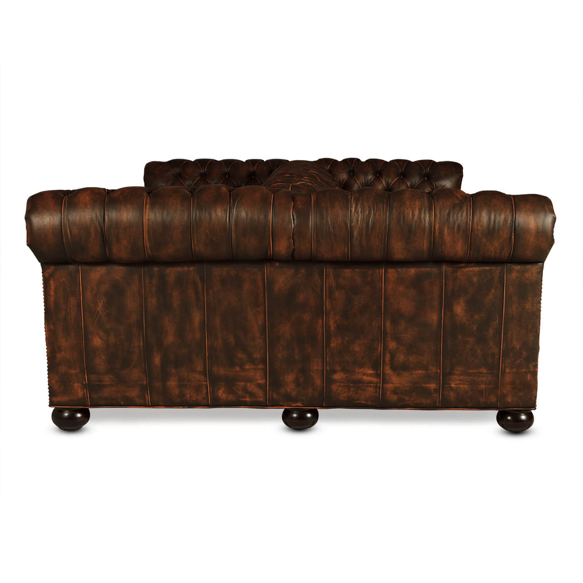 Tufted Chesterfield Double Sided Sofa - English Georgian America