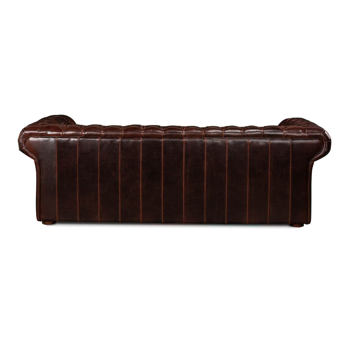 Tufted Leather Chesterfield Sofa - English Georgian America