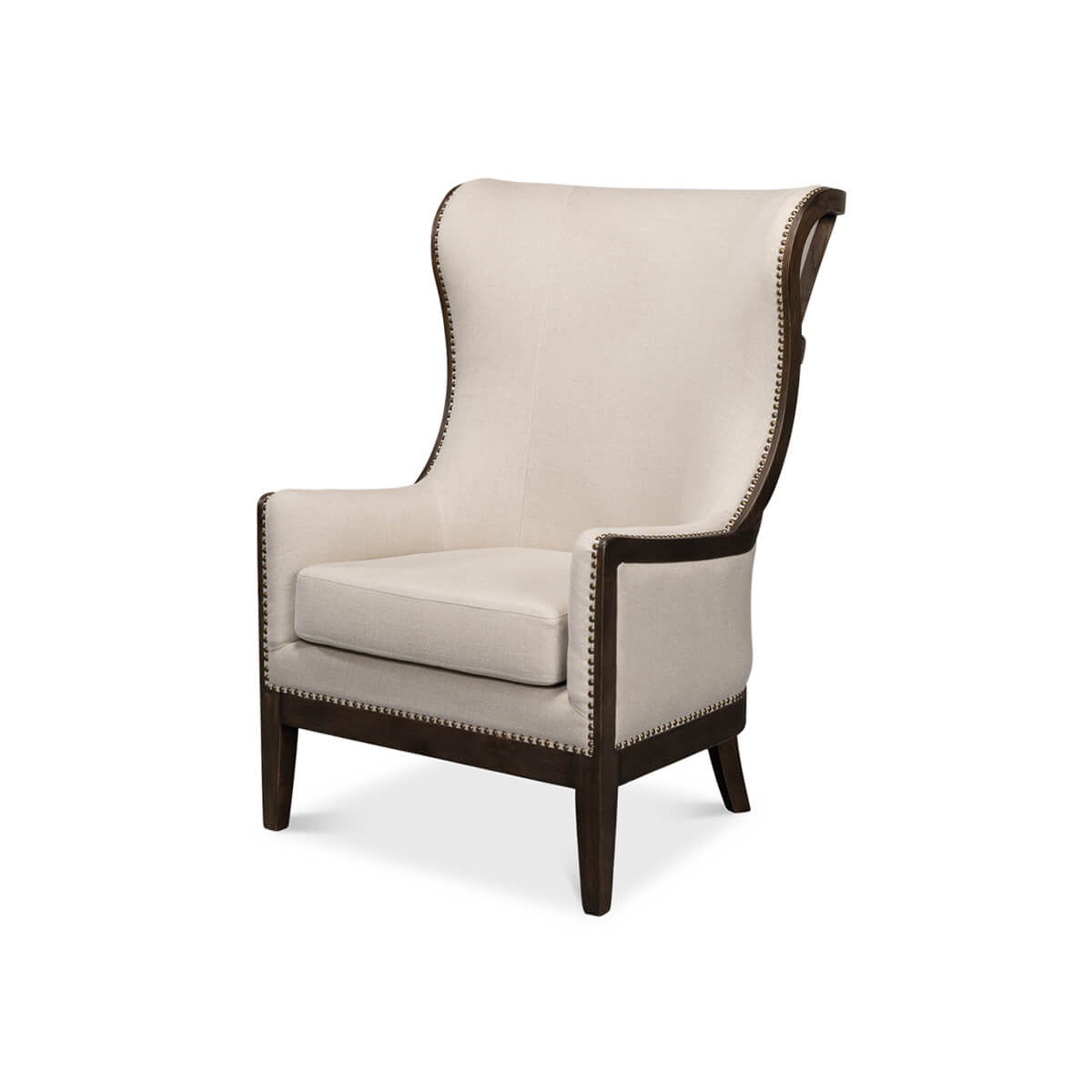 Updated Modern Classic Wingchair - English Georgian America