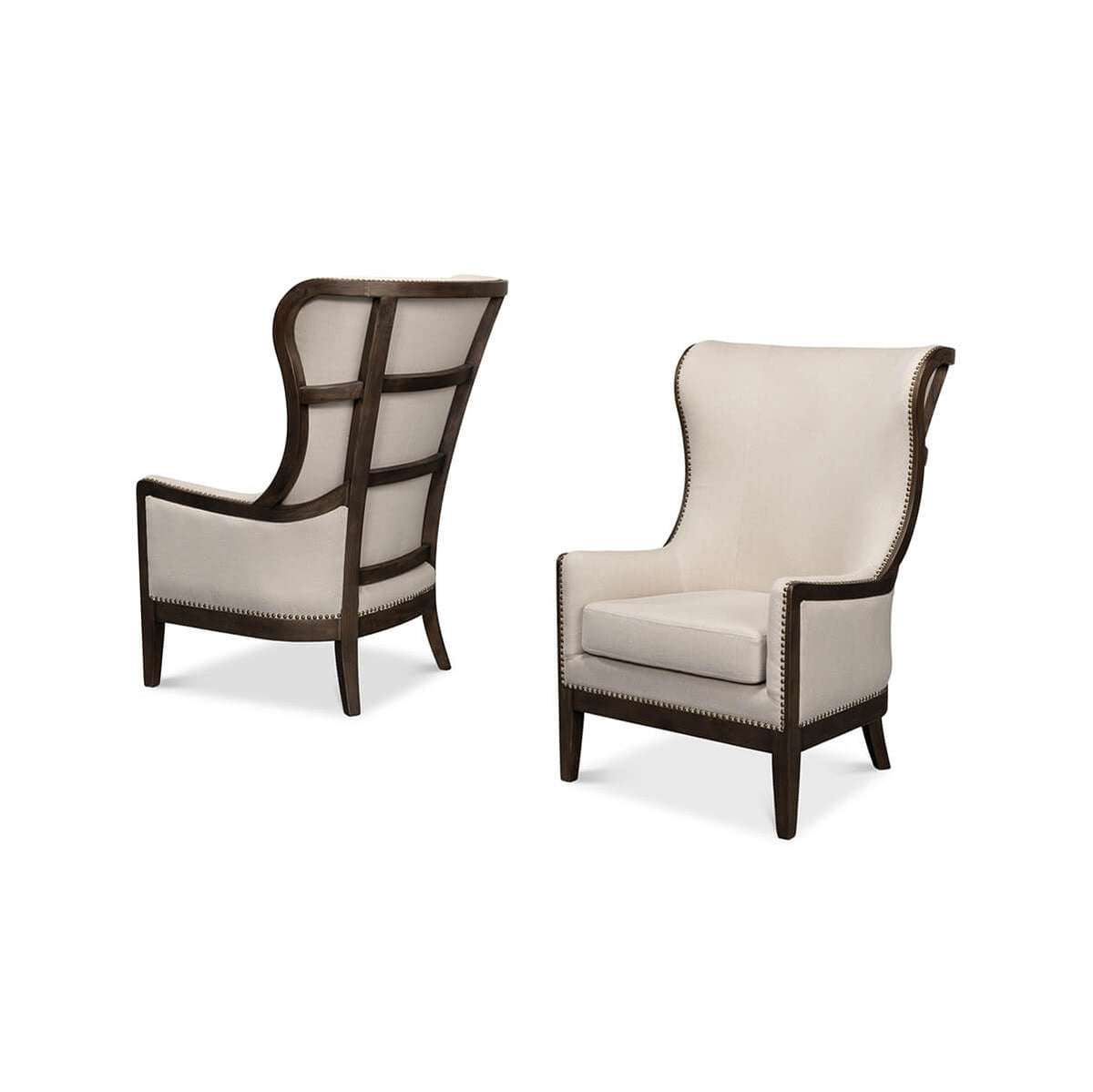 Updated Modern Classic Wingchair - English Georgian America
