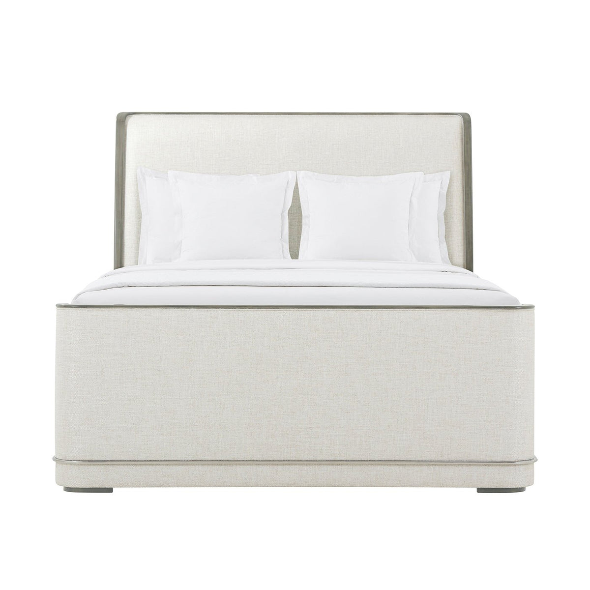 Upholstered Art Deco Bed - English Georgian America