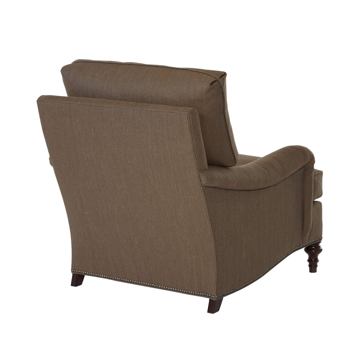 Victorian Style Upholstered Armchair - English Georgian America