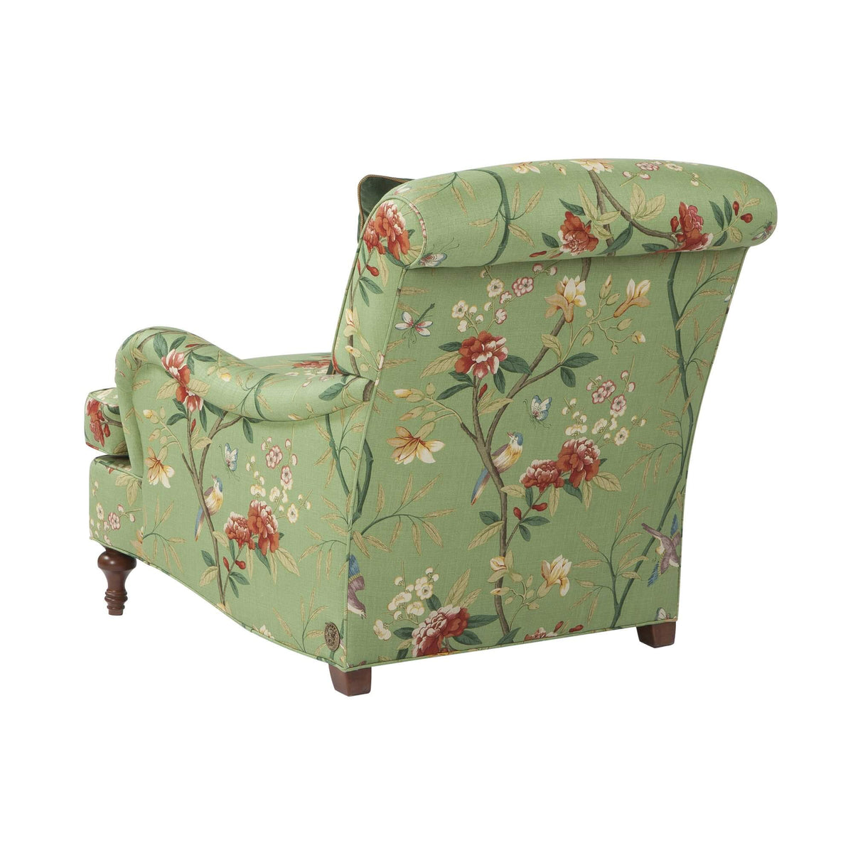 Victorian Style Upholstered Armchair - English Georgian America