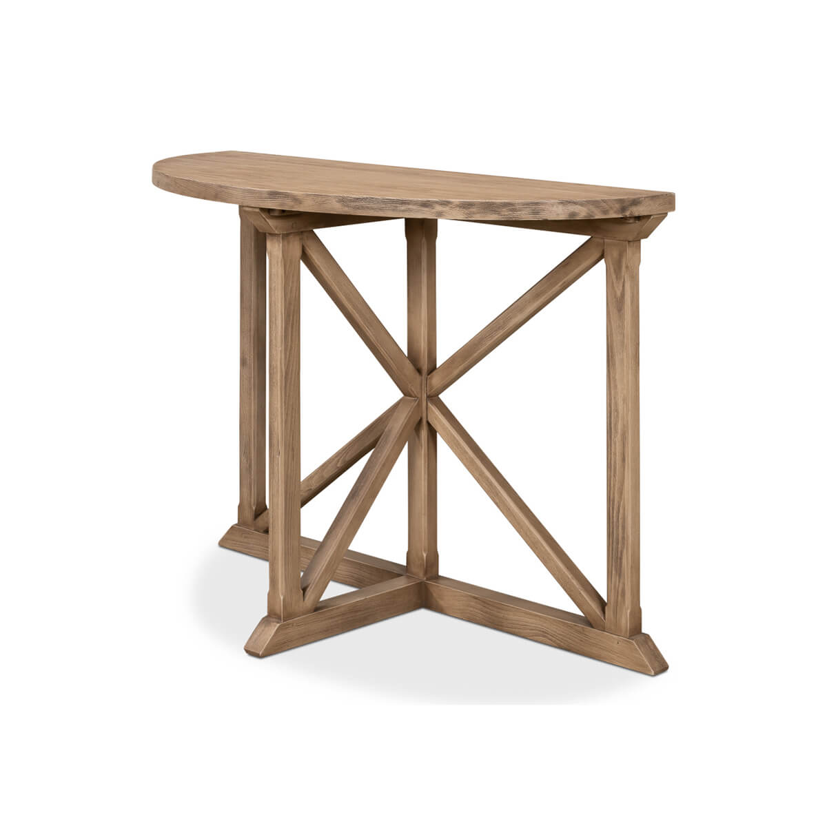 Vineyard Demilune Console Table - English Georgian America