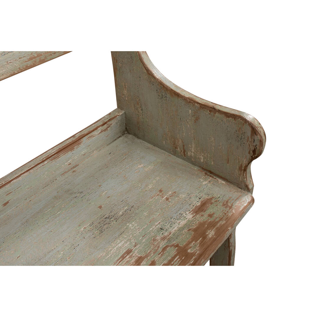 Vintage Farmhouse Bench - English Georgian America