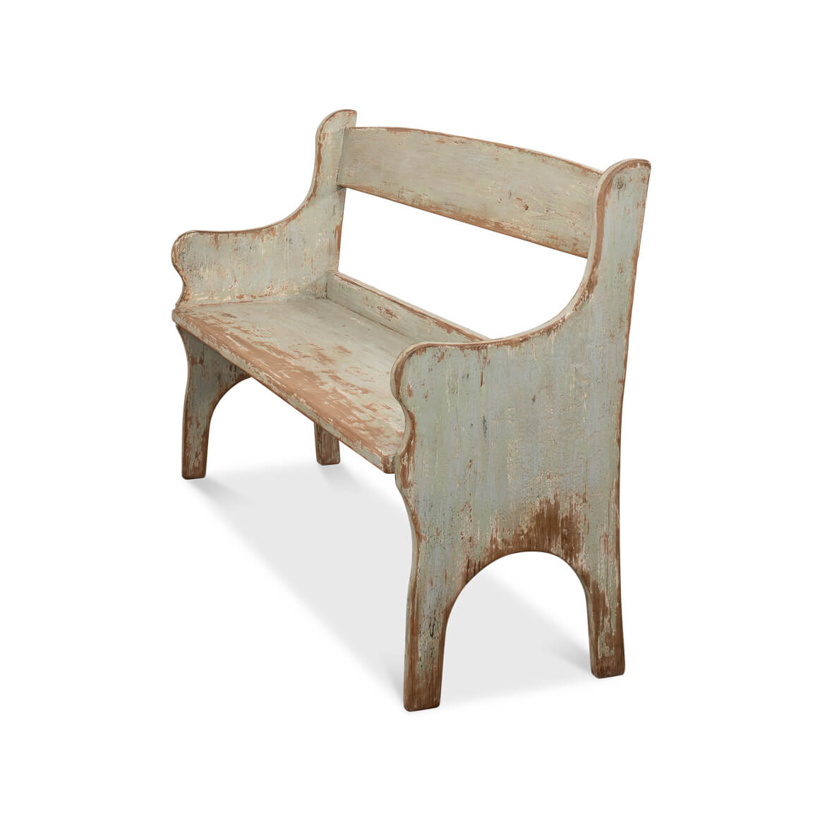 Vintage Farmhouse Bench - English Georgian America