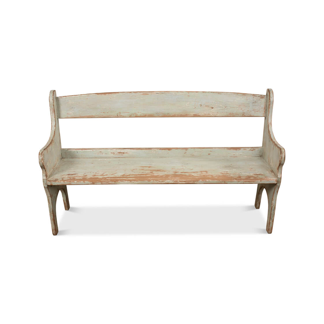 Vintage Farmhouse Bench - English Georgian America