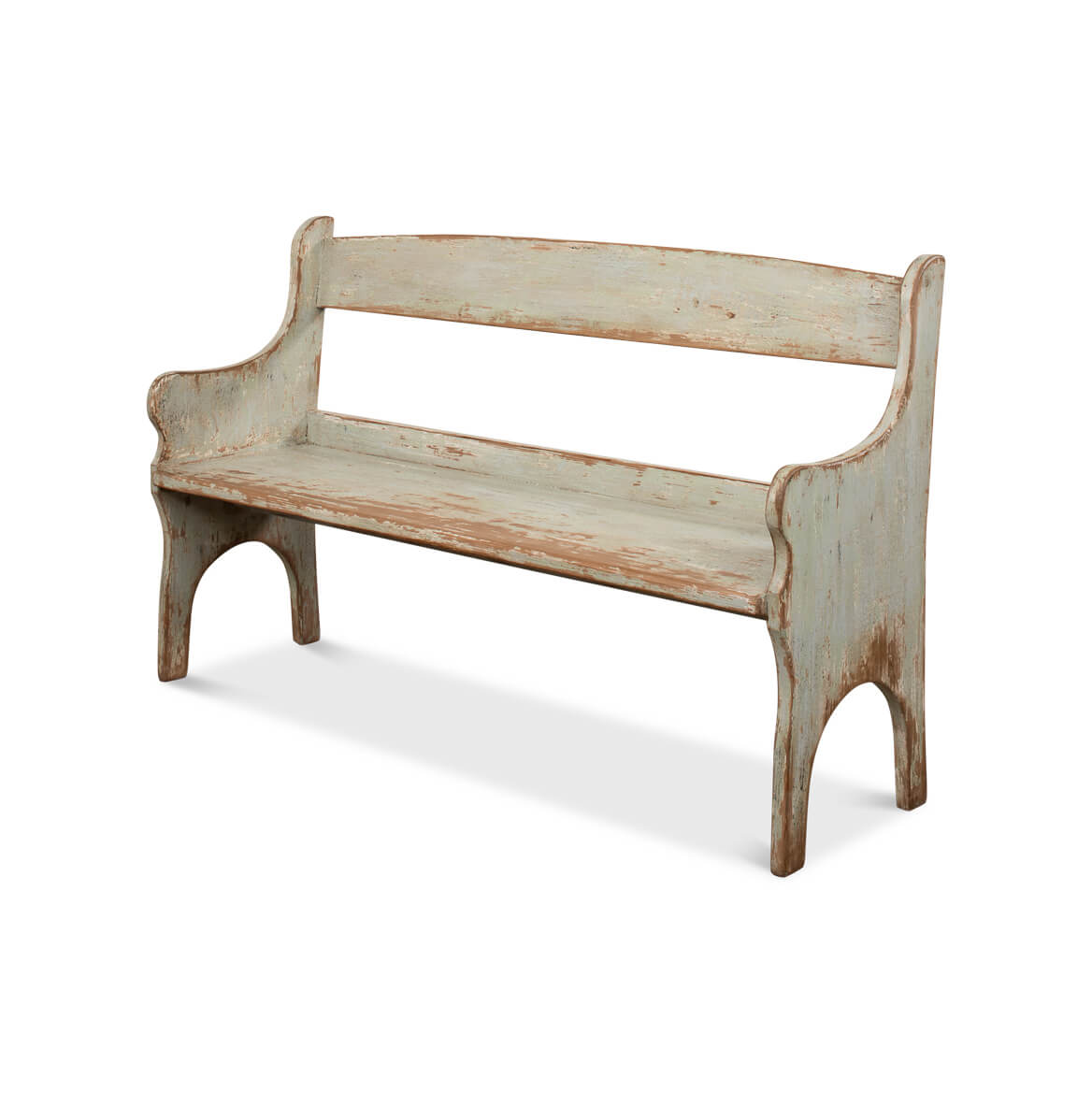 Vintage Farmhouse Bench - English Georgian America