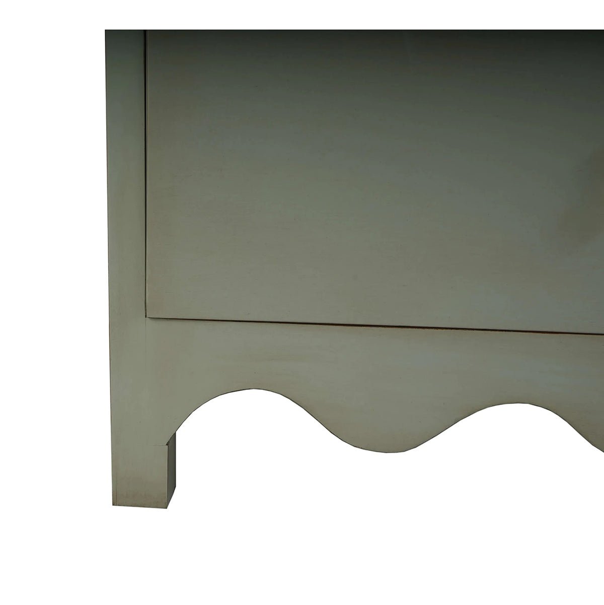 Vintage Fennel Green Dresser - English Georgian America