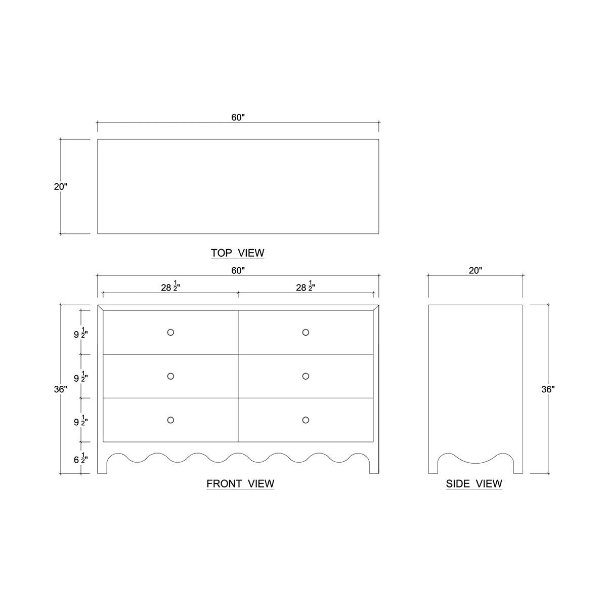Vintage Fennel Green Dresser - English Georgian America