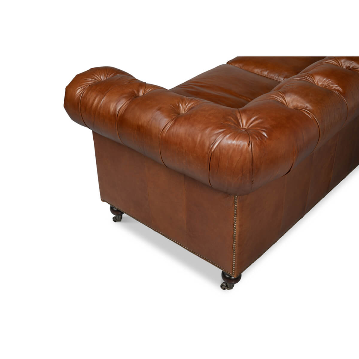 Vintage Style Classic Chesterfield Sofa - English Georgian America