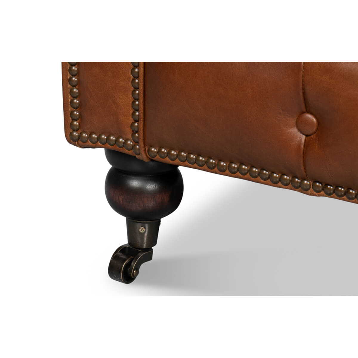 Vintage Style Classic Chesterfield Sofa - English Georgian America