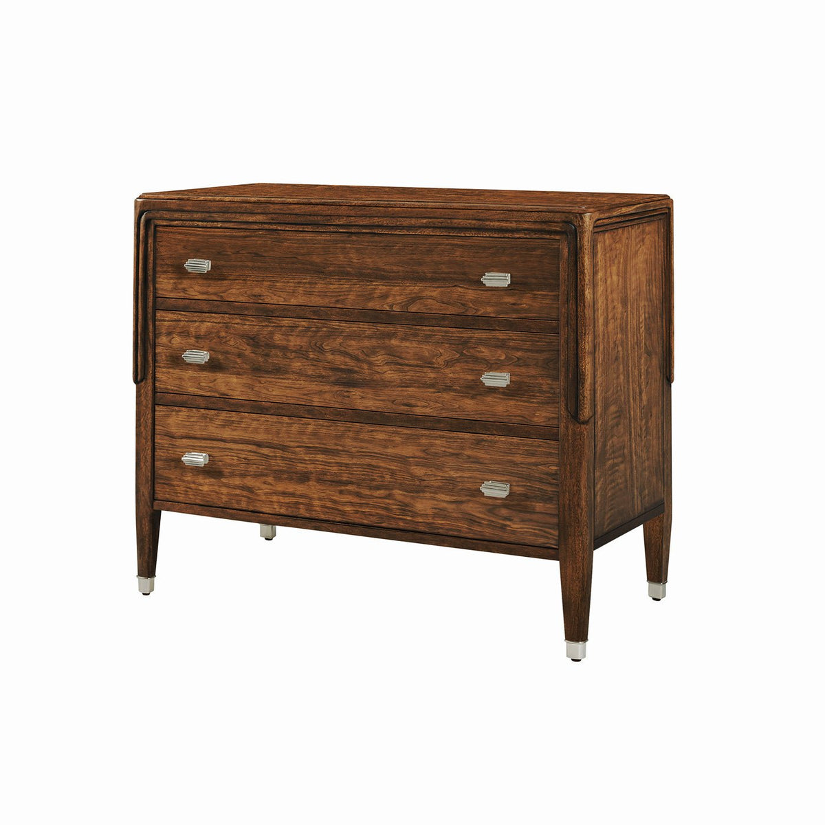 Walnut Art Deco Chest of Drawers - English Georgian America