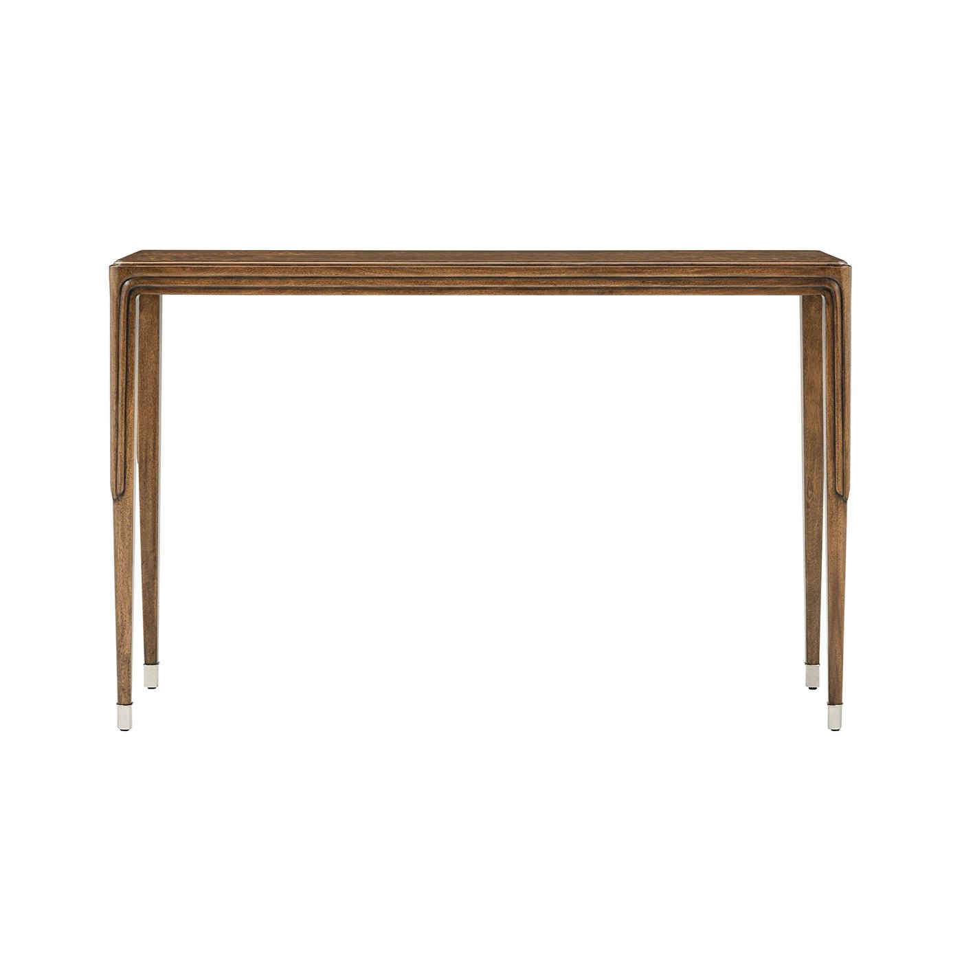 Walnut Art Deco Console Table - English Georgian America