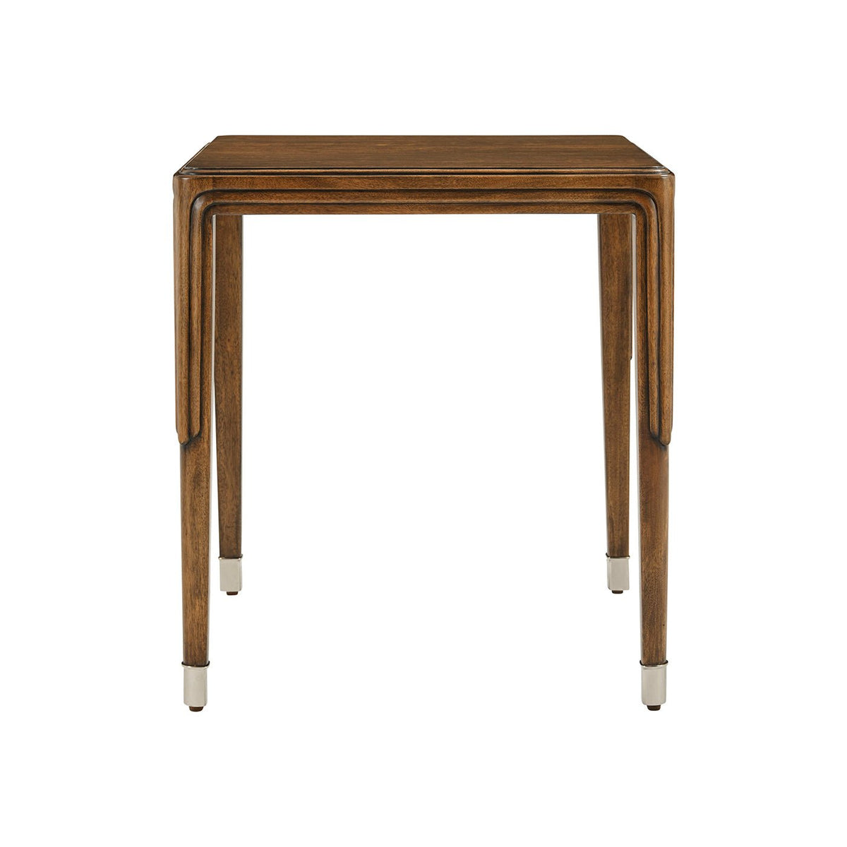 Walnut Art Deco Side Table - English Georgian America