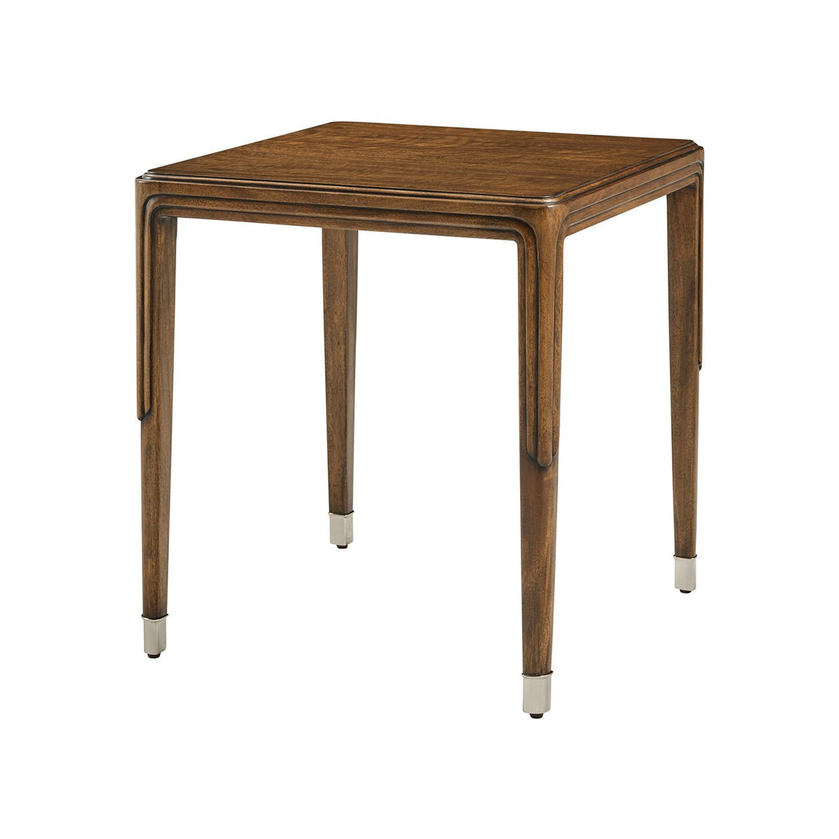 Walnut Art Deco Side Table - English Georgian America