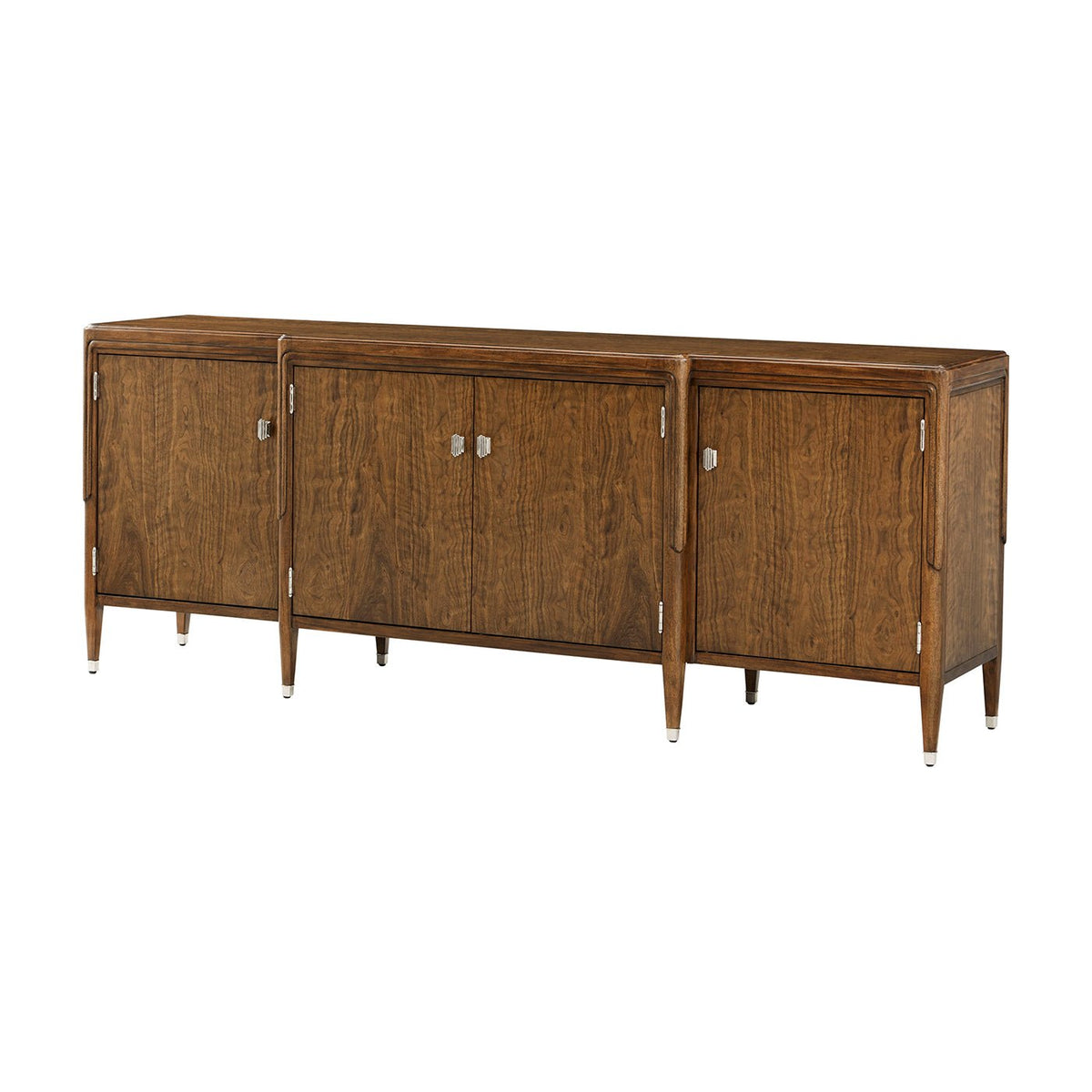Walnut Art Deco Sideboard - English Georgian America