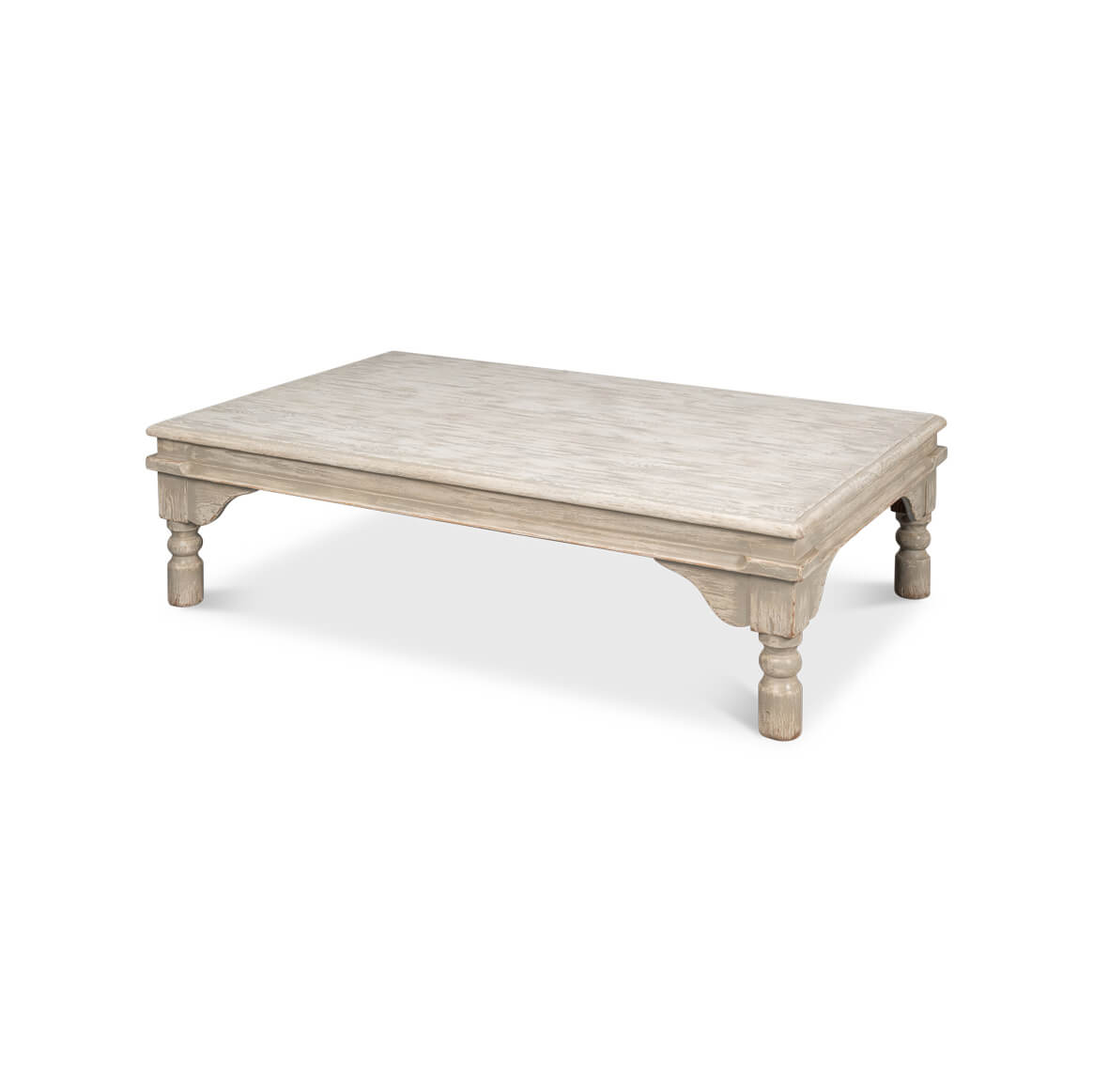 Washed Gray Lowrise Coffee Table - English Georgian America