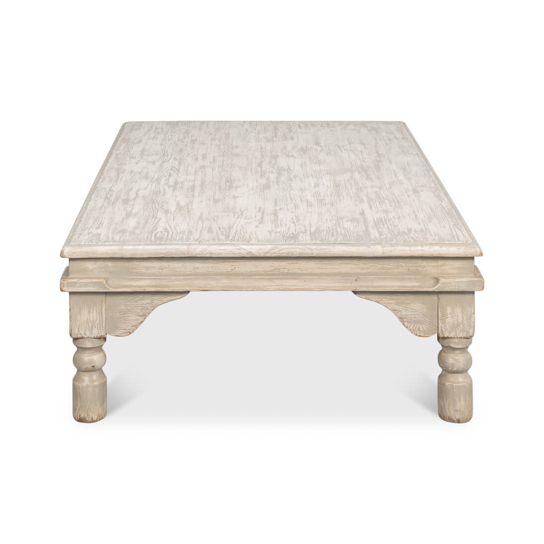 Washed Gray Lowrise Coffee Table - English Georgian America