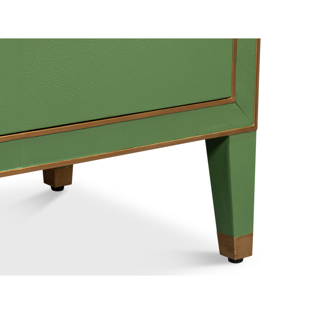Watercress Green Modern Nightstand - English Georgian America