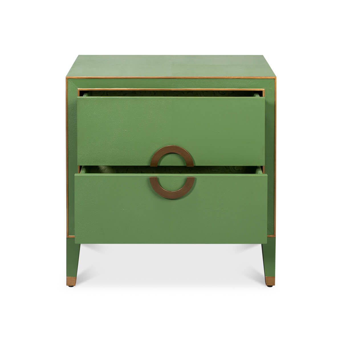 Watercress Green Modern Nightstand - English Georgian America