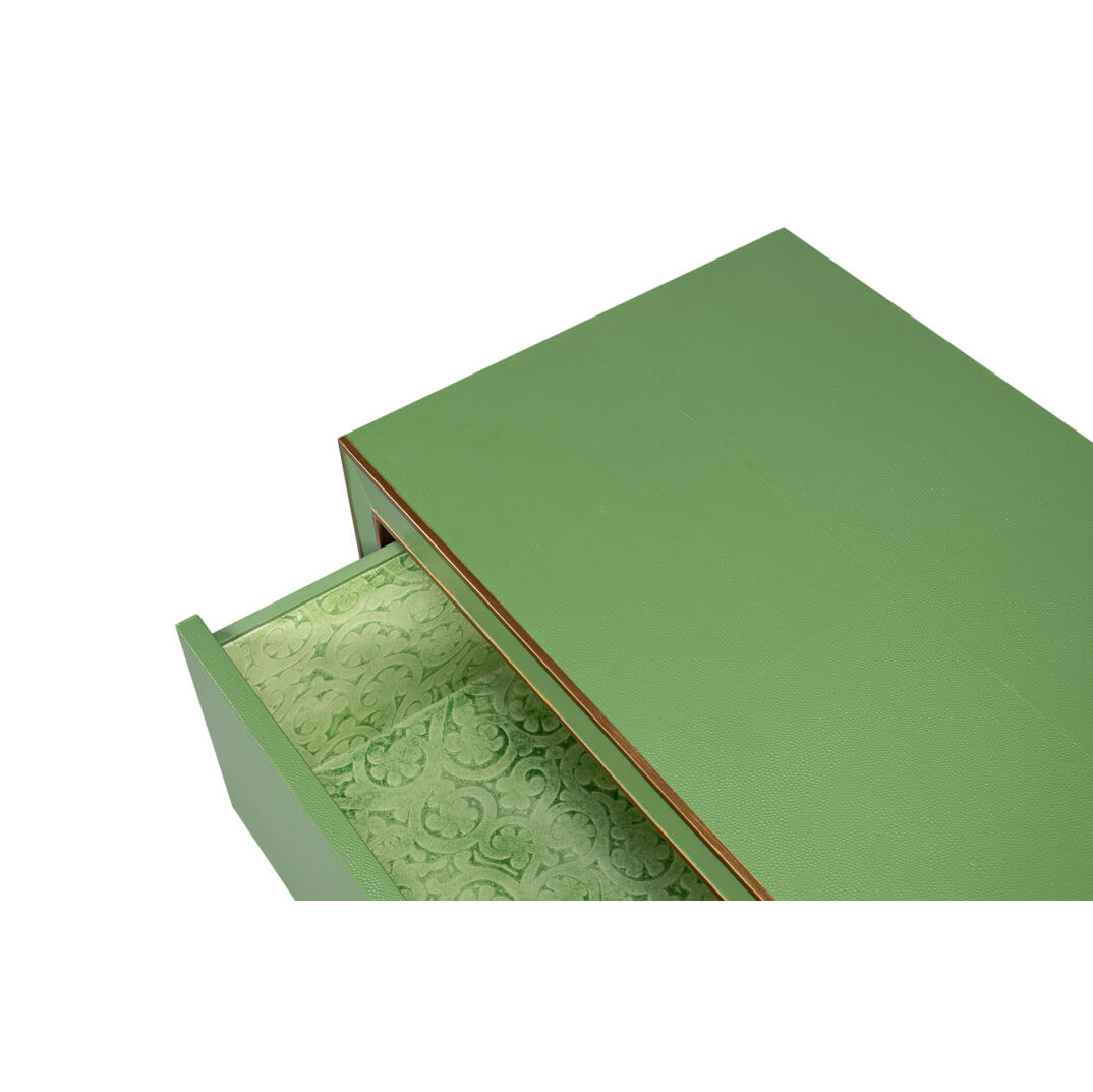 Watercress Green Modern Nightstand - English Georgian America