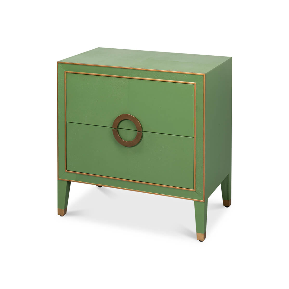 Watercress Green Modern Nightstand - English Georgian America