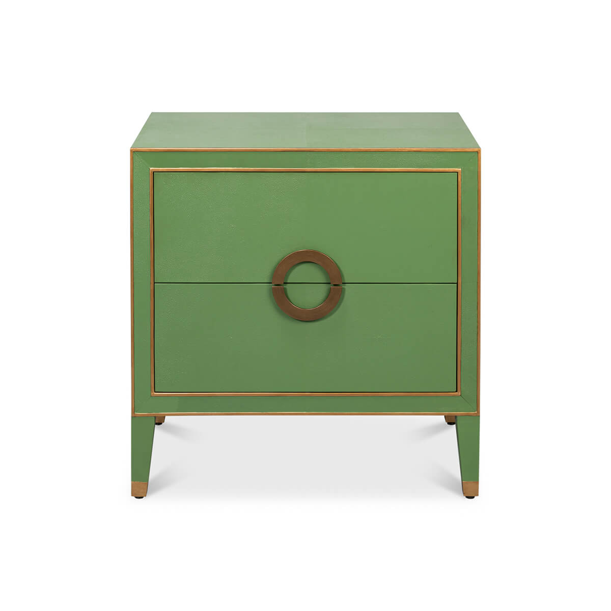 Watercress Green Modern Nightstand - English Georgian America