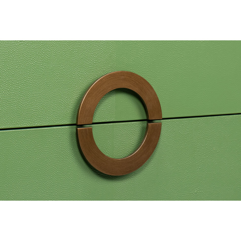 Watercress Green Modern Nightstand - English Georgian America