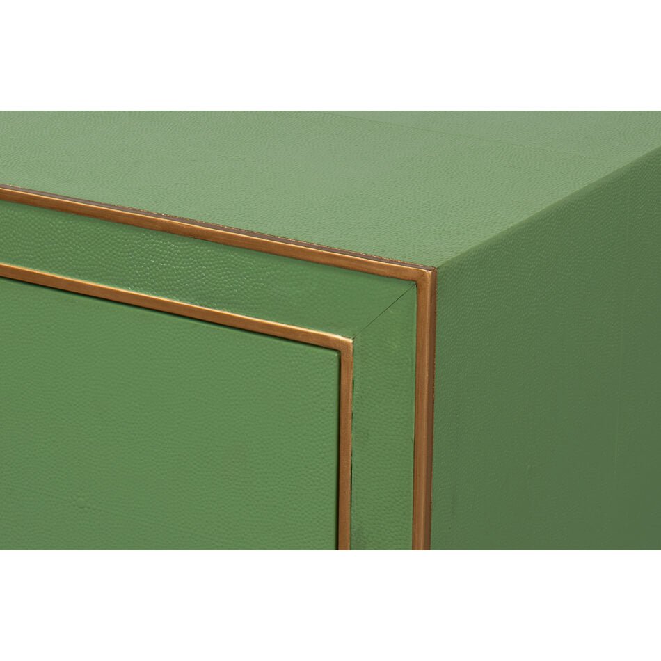 Watercress Green Modern Nightstand - English Georgian America