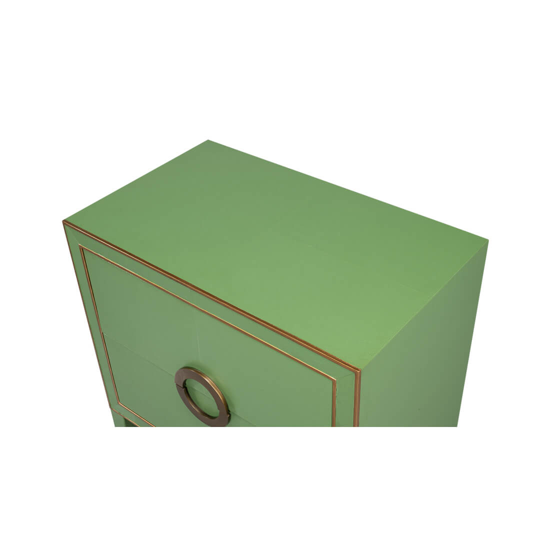 Watercress Green Modern Nightstand - English Georgian America