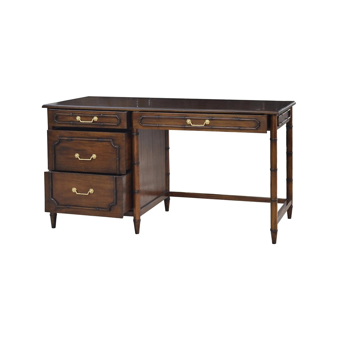 Westminster Bamboo Desk - English Georgian America