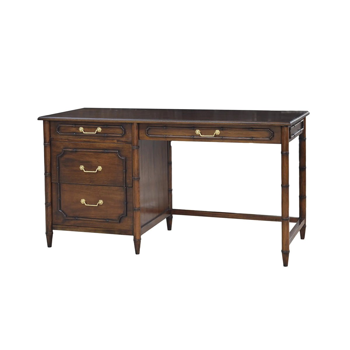 Westminster Bamboo Desk - English Georgian America